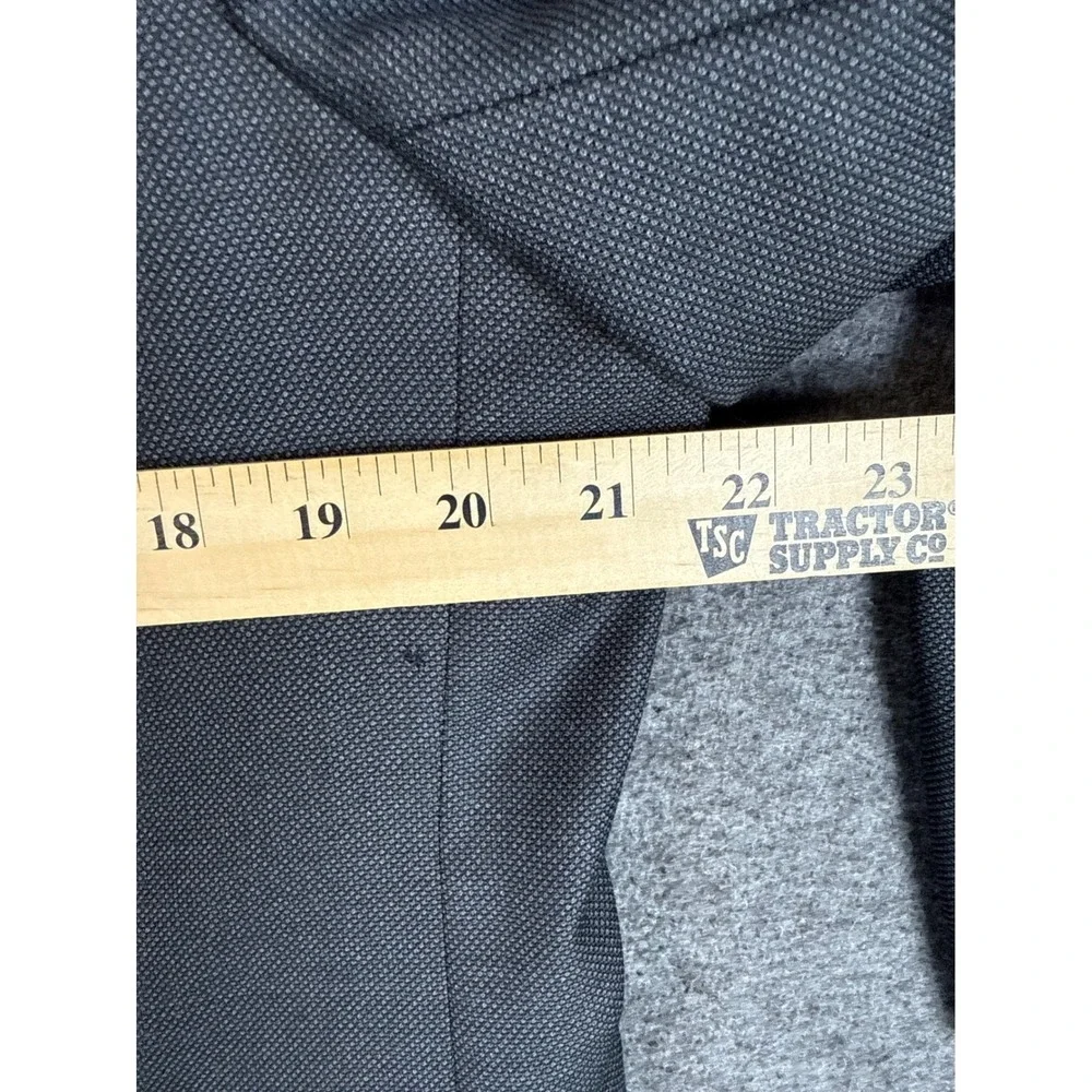 Banana Republic Men 44R Grey Slim Fit Wool Suit Jacket Blazer Marzotto Super 110